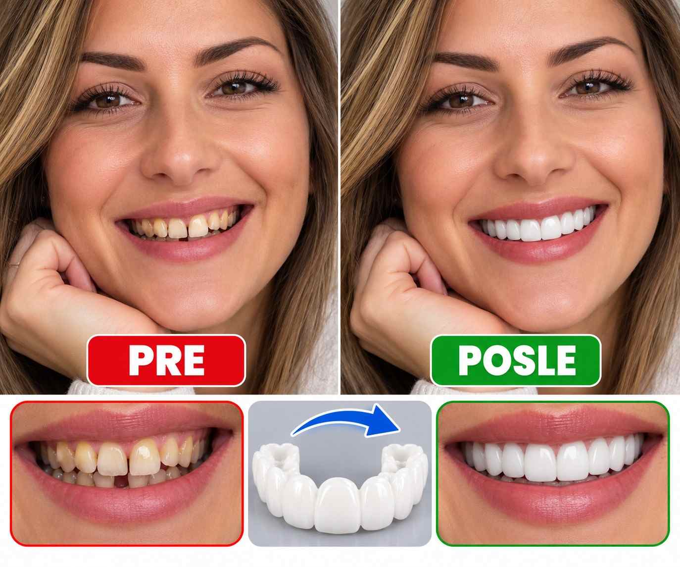 Snap-On Smile navlaka za zube